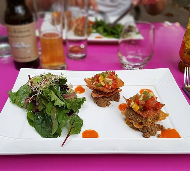 Le restaurant - L'Esclafidou - Nîmes - Restaurant Nîmes terrasse